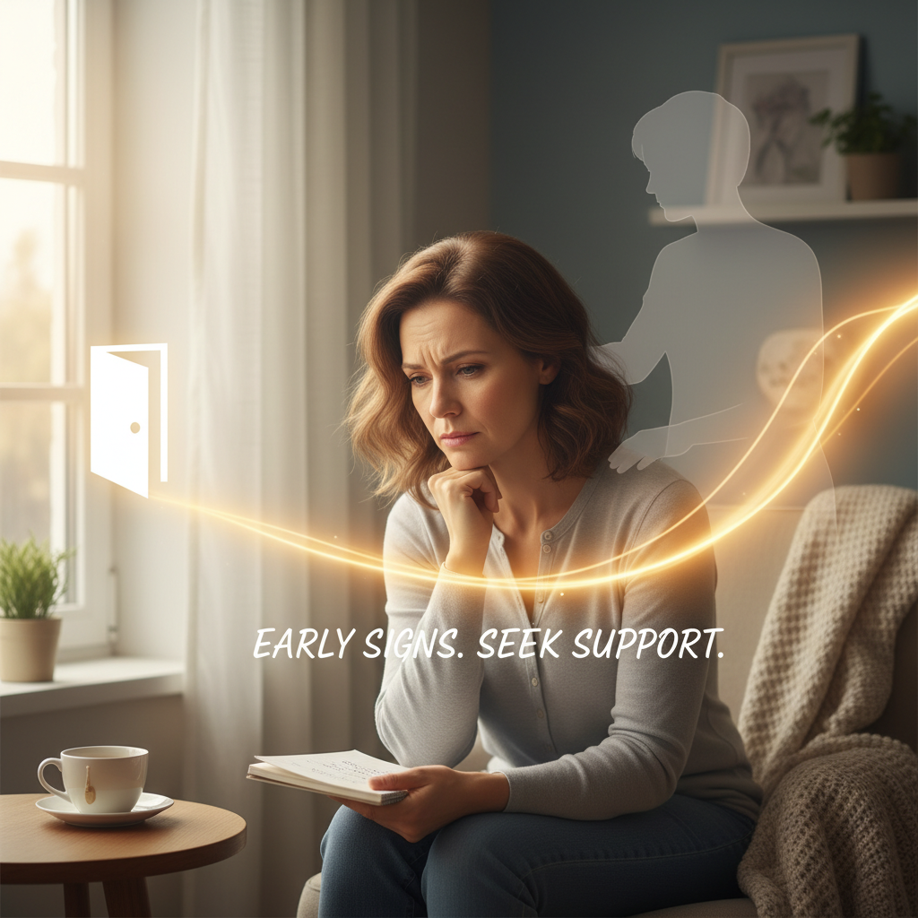 early signs of mental health problems in adults